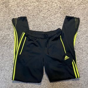 Adidas jogging pants.